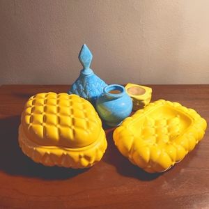 VINTAGE vanity set 5pc